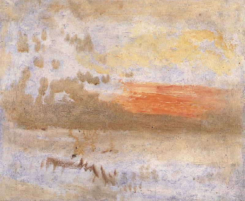 Joseph Mallord William Turner Sunset China oil painting art